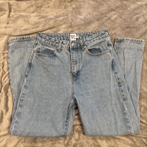 Princess Polly Light Blue Denim Jeans